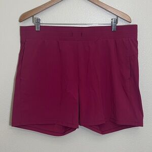 Tuff Athletics Maroon Athletic Shorts